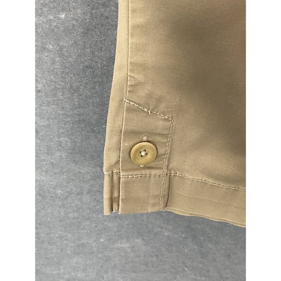 Eddie Bauer Women's Sz 10 Hiking Outdoor Capri‎ Pants Cotton Khaki Tan - Picture 4 of 14